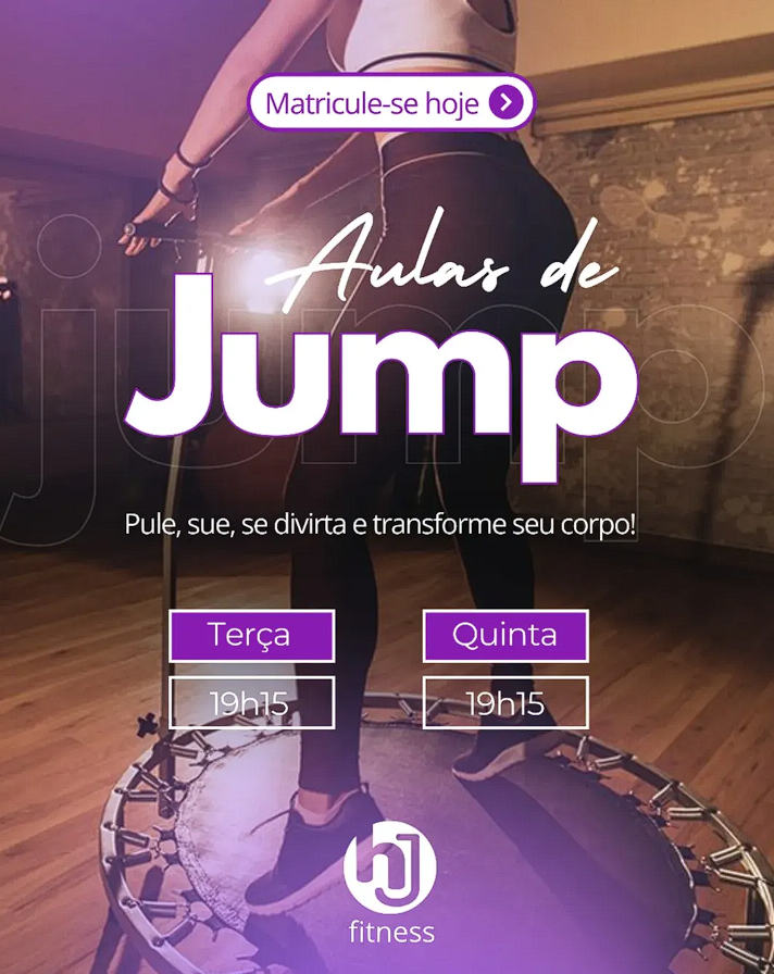 Modalidade Jump na HJ Fitness